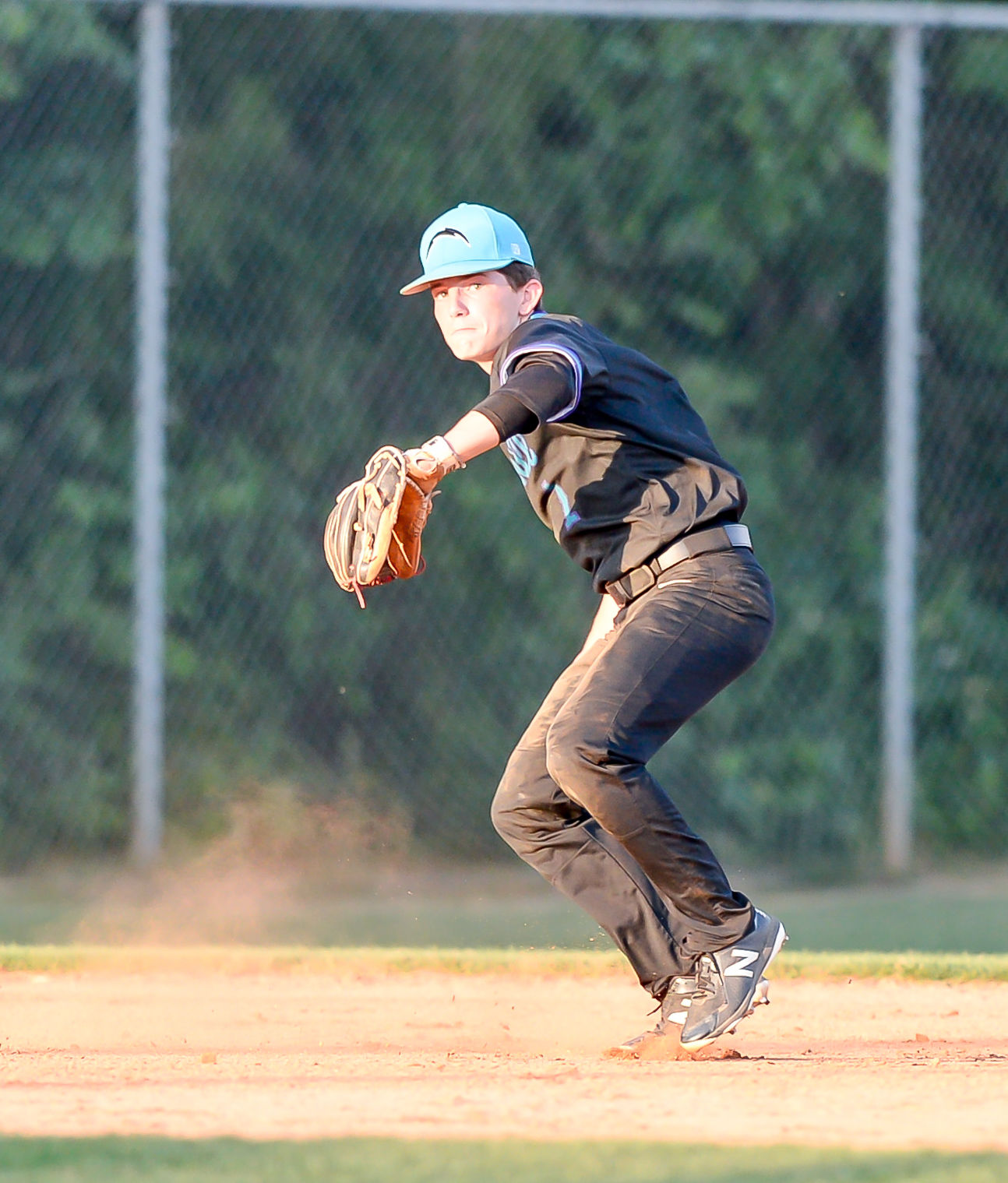 Friday night baseball action